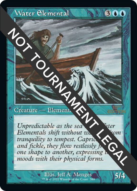 Water Elemental (Retro Frame)