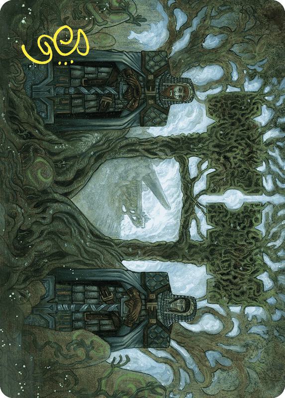 Court of Garenbrig Art Card (Gold-Stamped Signature)