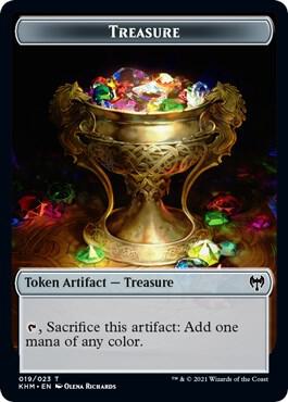 Treasure // Icy Manalith Double-Sided Token