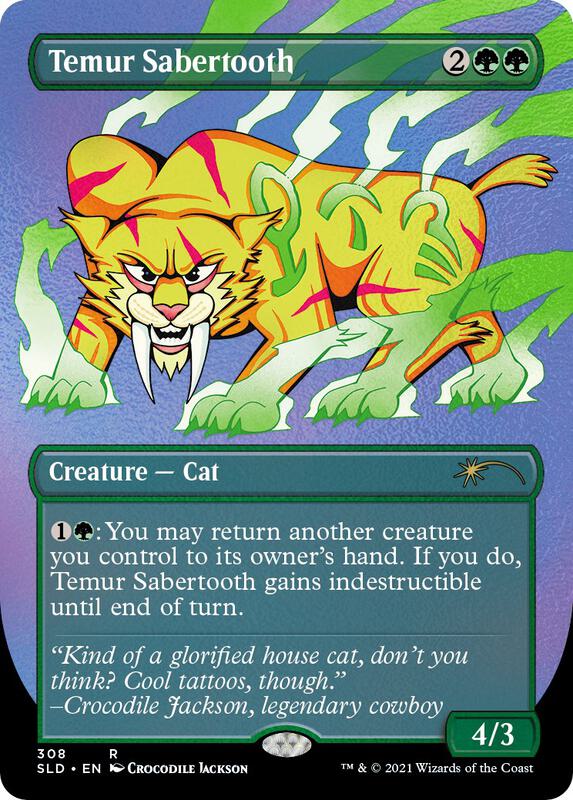 Temur Sabertooth (Foil Etched)