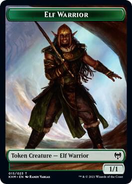 Elf Warrior // Angel Warrior Double-Sided Token