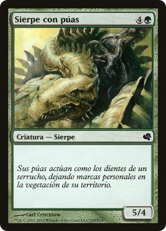 Spined Wurm (Spanish) - "Sierpe con puas"