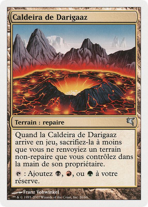 Darigaaz's Caldera (French) - "Caldeira de Darigaaz"