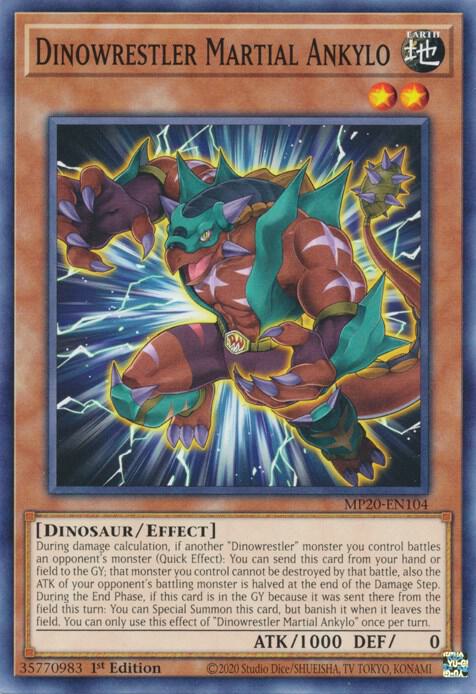 Dinowrestler Martial Ankylo
