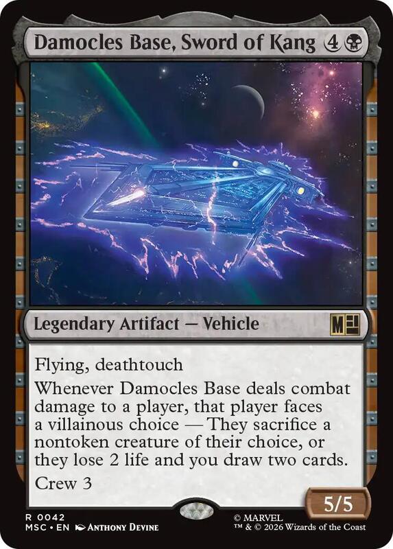 Damocles Base, Sword of Kang (Surge Foil)