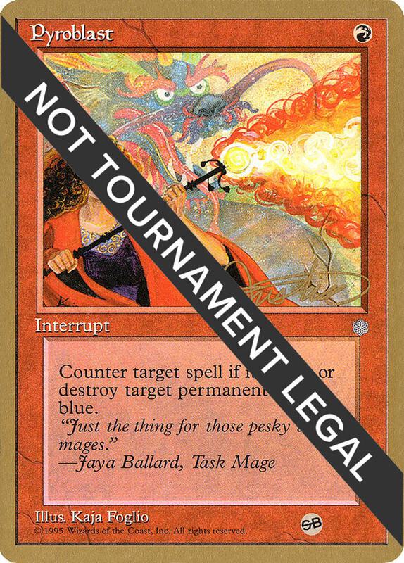 Pyroblast - 1996 Mark Justice (ICE) (SB)