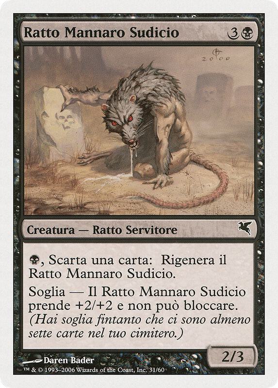 Dirty Wererat (Italian) - "Ratto Mannaro Sudicio" (A31)