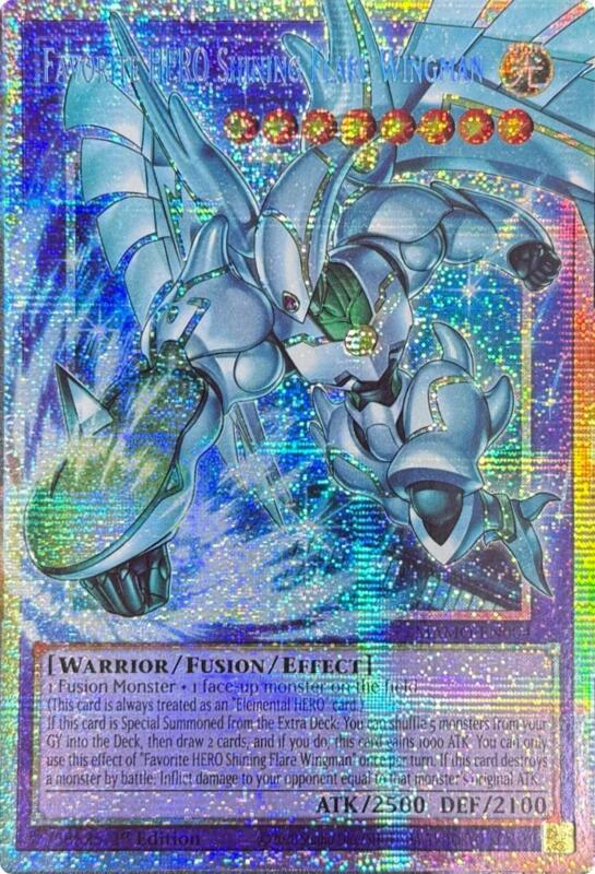 Favorite HERO Shining Flare Wingman (Starlight Rare) (Extended Art)