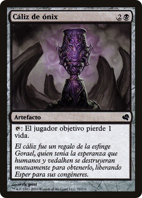 Onyx Goblet (Spanish) - "Caliz de onix"