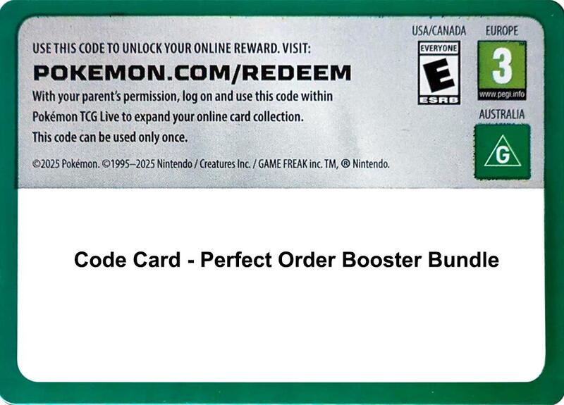 Code Card - Perfect Order Booster Bundle