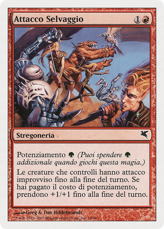Savage Offensive (Italian) - "Attacco Selvaggio"