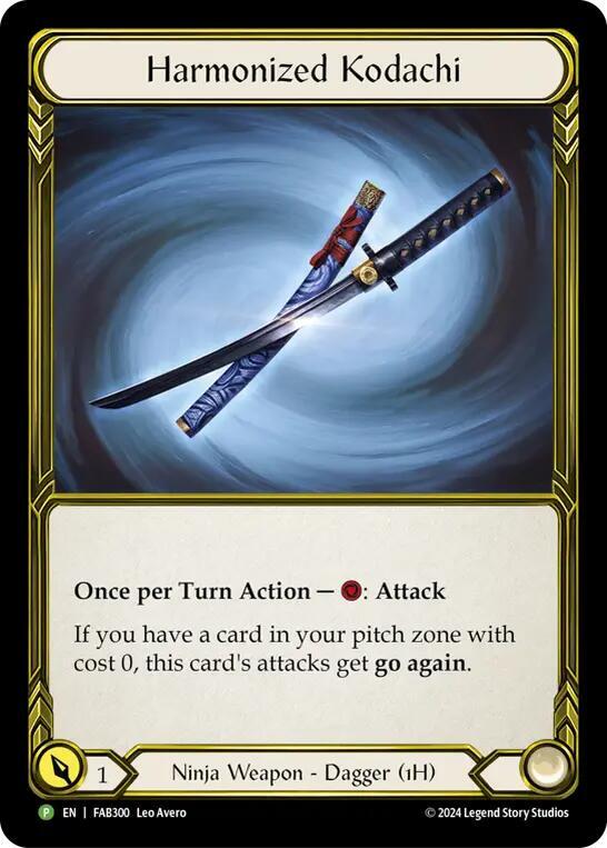 Harmonized Kodachi (Left) (Golden) - FAB300