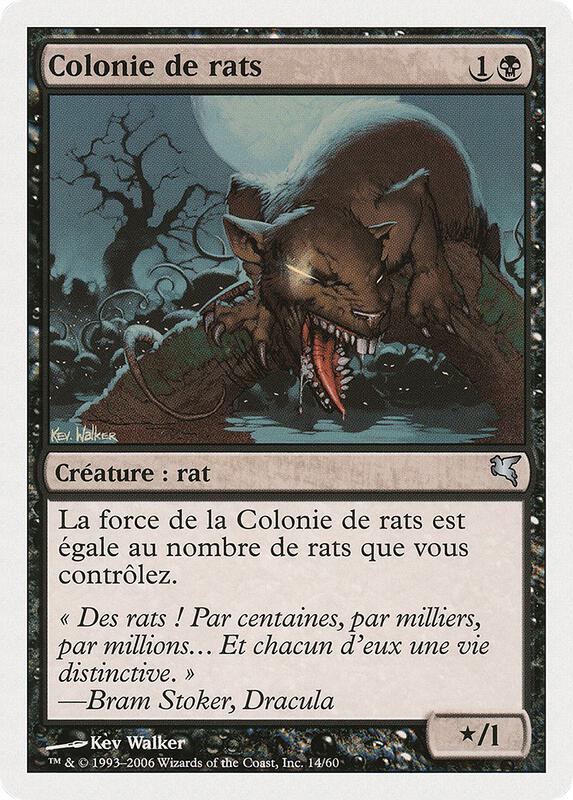 Swarm of Rats (French) - "Colonie de rats" (A14)