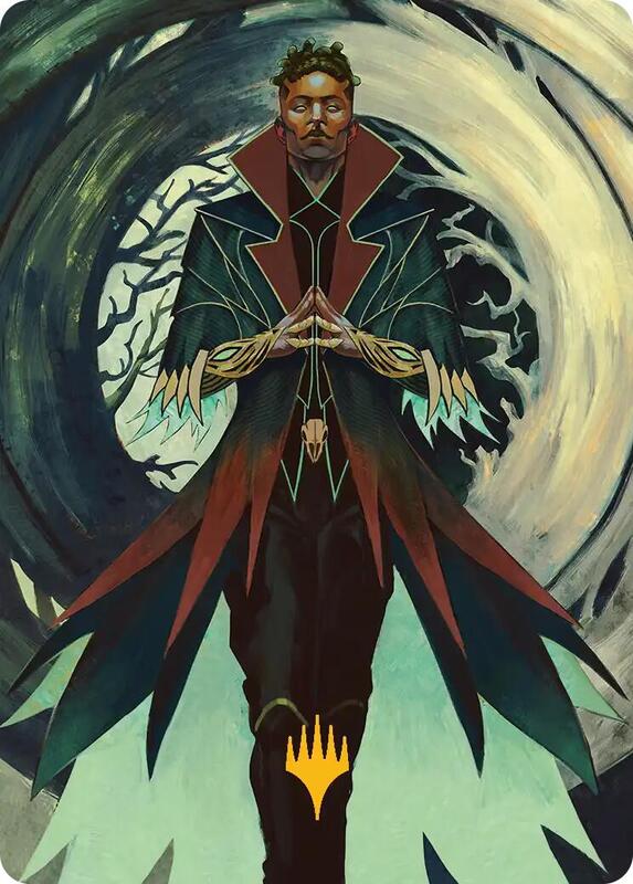 Professor Dellian Fel Art Card (Gold-Stamped Planeswalker Symbol)