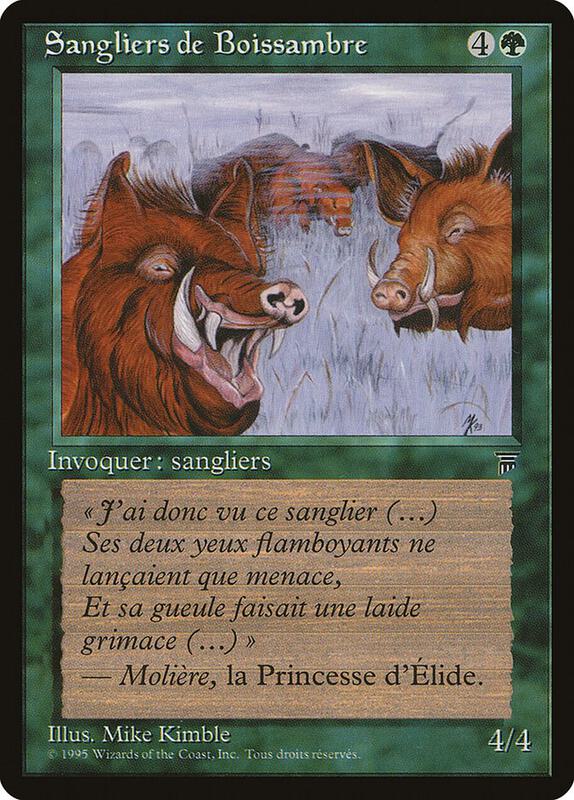 Durkwood Boars (French) - "Sangliers de Boissambre"