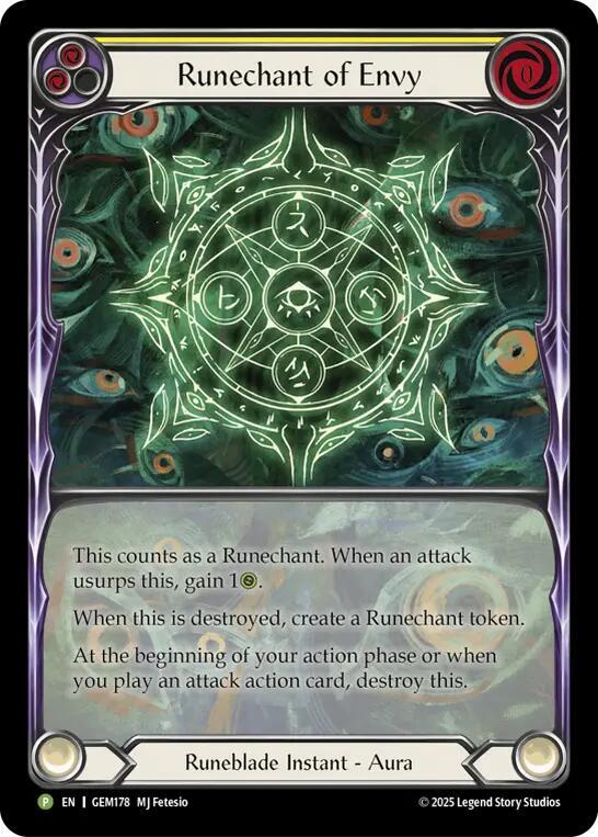 Runechant of Envy (Yellow)
