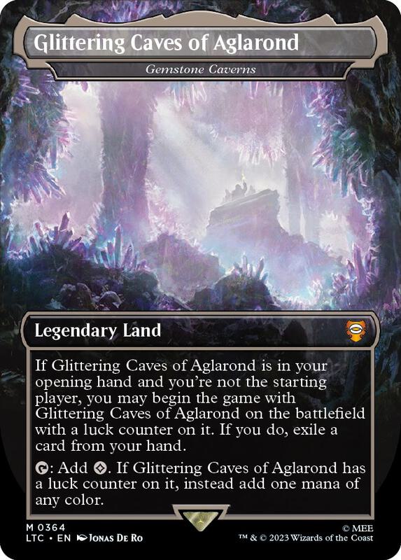 Glittering Caves of Aglarond - Gemstone Caverns (Borderless)