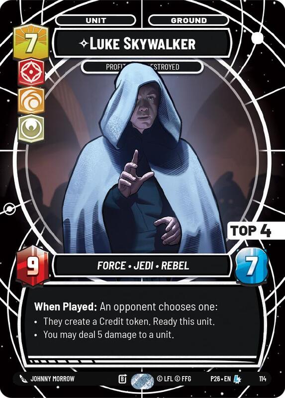 Luke Skywalker - Profit or Be Destroyed (Top 4)