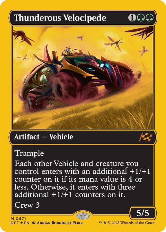 Thunderous Velocipede (First-Place Foil)