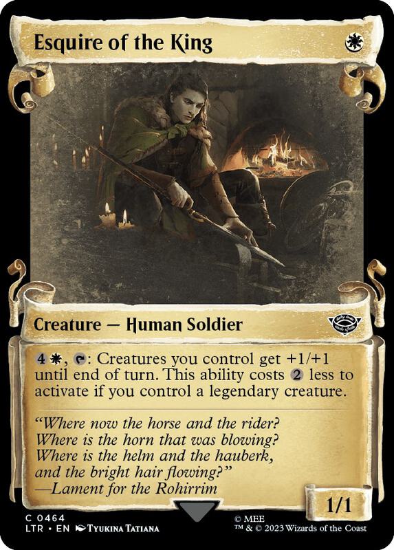 Esquire of the King (Showcase Scrolls)