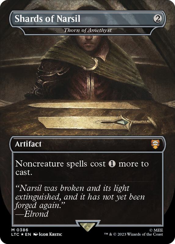 Shards of Narsil - Thorn of Amethyst (Borderless) (Surge Foil)