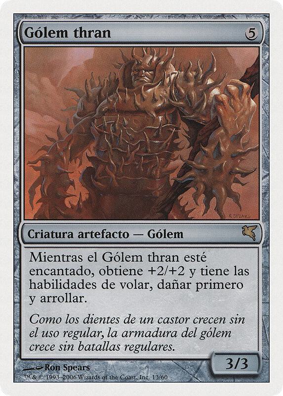 Thran Golem (Spanish) - "Gólem thran"