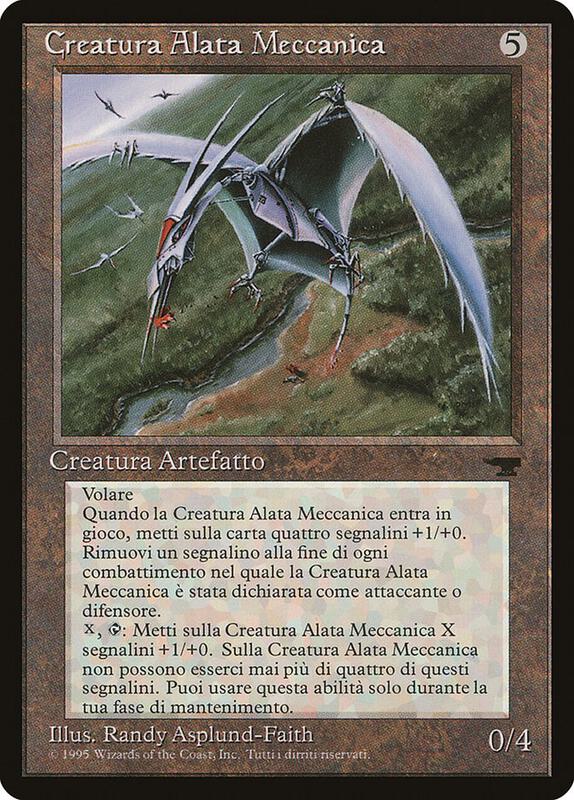 Clockwork Avian (Italian) - "Creatura Alata Meccanica"