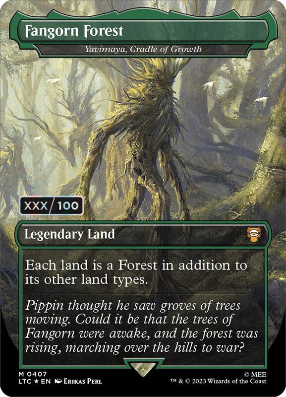 Fangorn Forest - Yavimaya, Cradle of Growth (Serial Numbered)