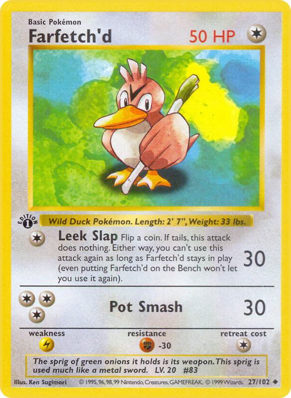 Farfetch'd card