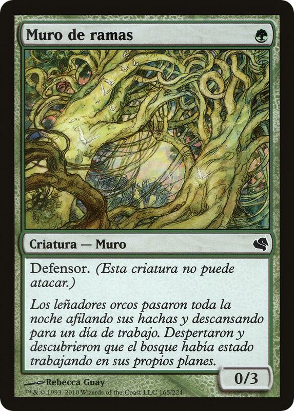 Wall of Wood (Spanish) - "Muro de ramas"