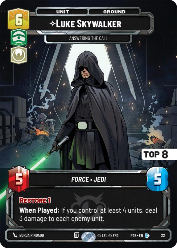Luke Skywalker - Answering the Call (Top 8)