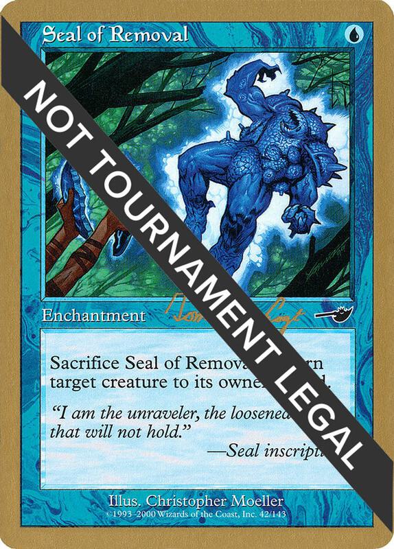 Seal of Removal - 2000 Tom van de Logt (NMS)