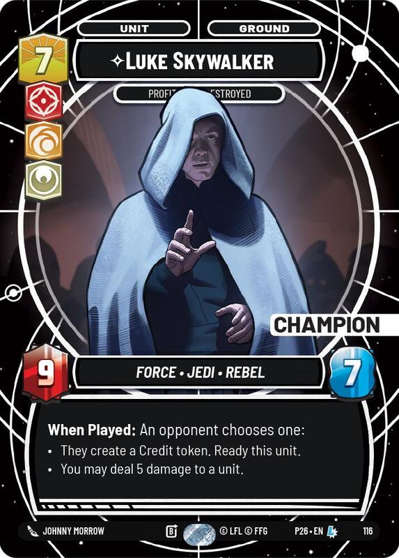 Luke Skywalker - Profit or Be Destroyed (Champion)