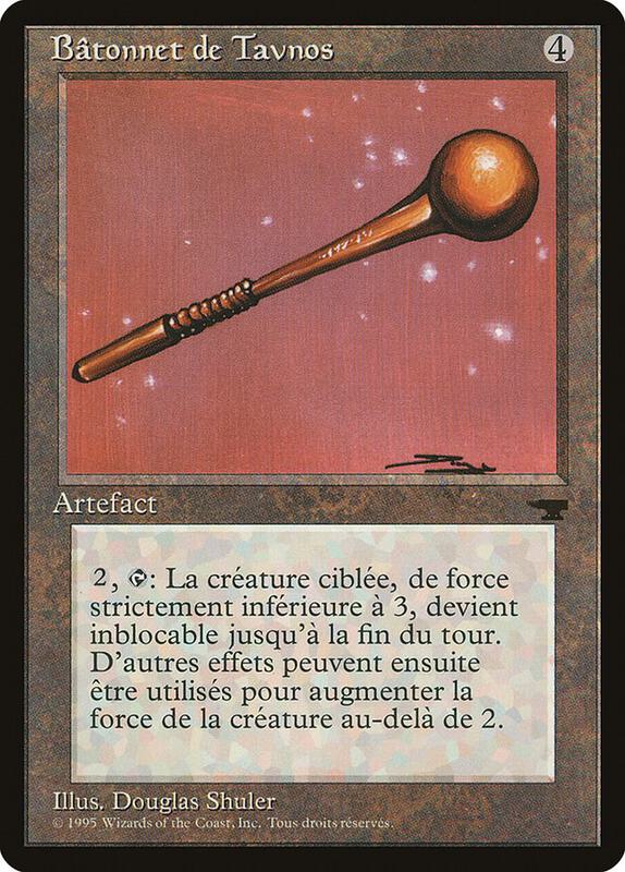 Tawnos's Wand (French) - "Batonnet de Tavnos"