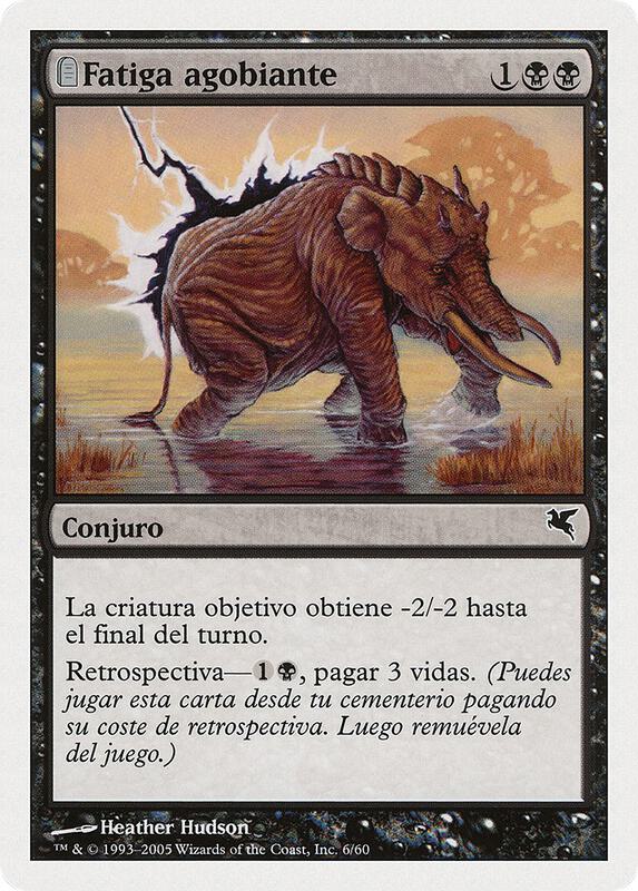 Crippling Fatigue (Spanish) - "Fatiga agobiante" (A6)