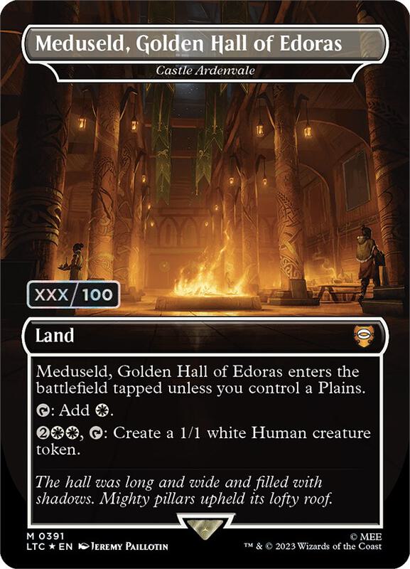 Meduseld, Golden Hall of Edoras - Castle Ardenvale (Borderless) (Serial Numbered)