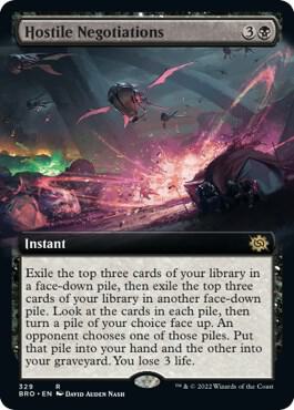 Hostile Negotiations (Extended Art)