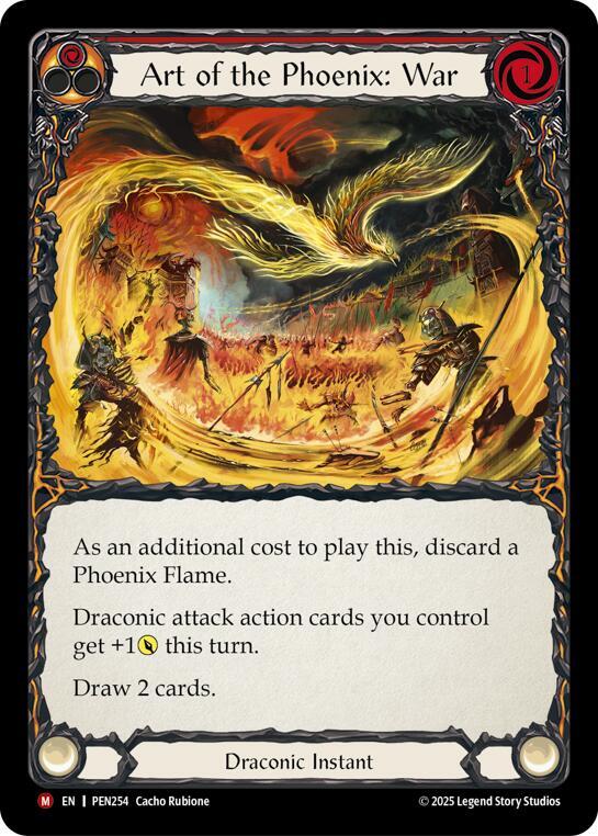 Art Of The Phoenix: War (Red)