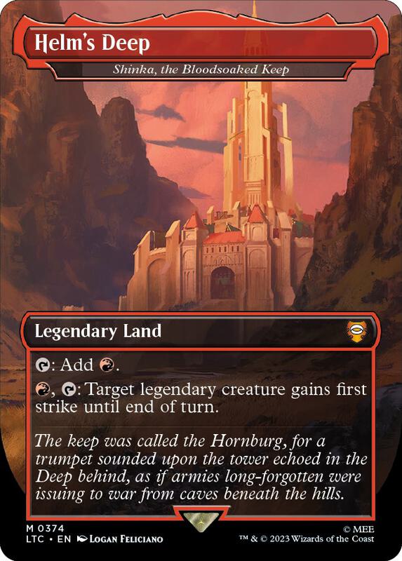 Helm's Deep - Shinka, the Bloodsoaked Keep (Borderless)