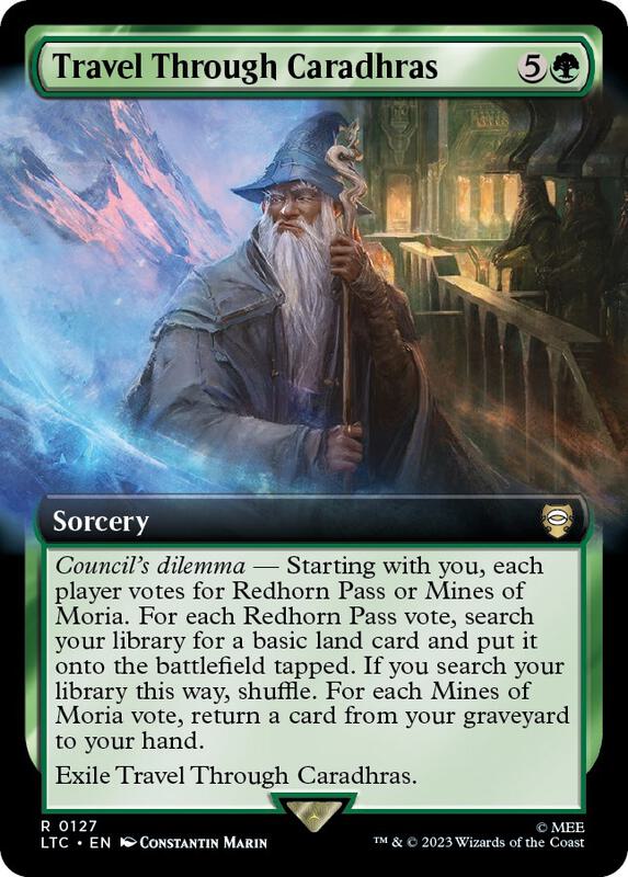 Travel Through Caradhras (Extended Art)