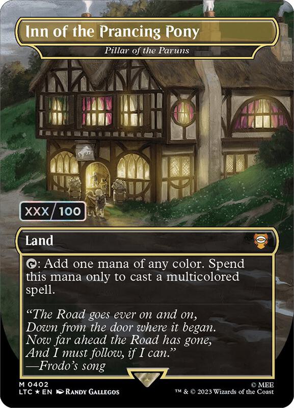Inn of the Prancing Pony - Pillar of the Paruns (Borderless) (Serial Numbered)