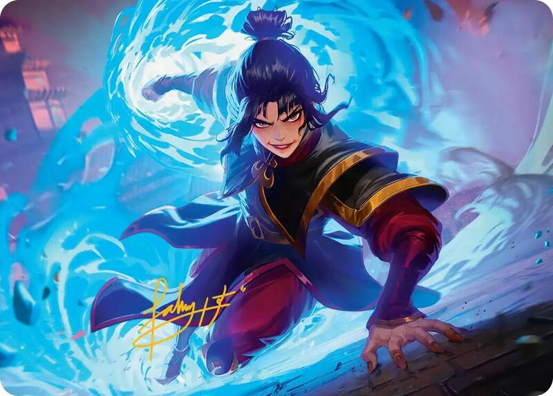 Fire Lord Azula Art Card (Gold-Stamped Signature)
