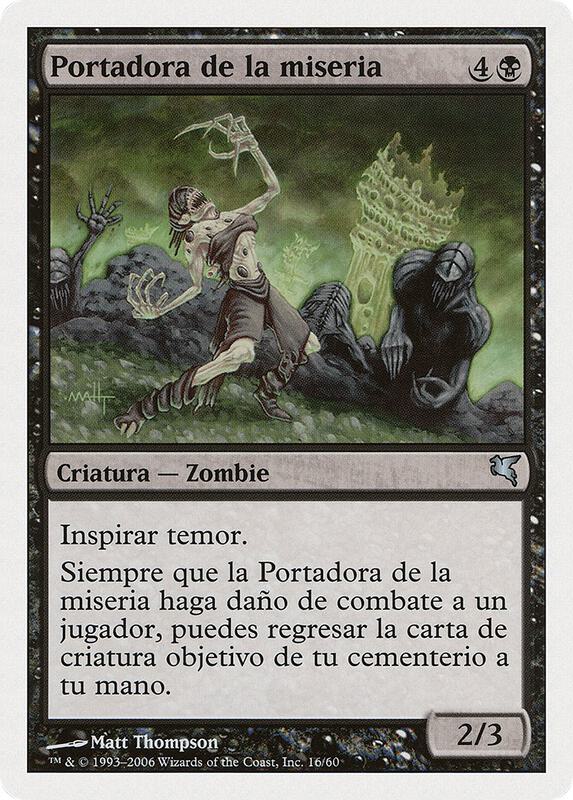 Woebearer (Spanish) - "Portadora de la miseria"