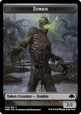 Zombie // Cat (003) Double-Sided Token