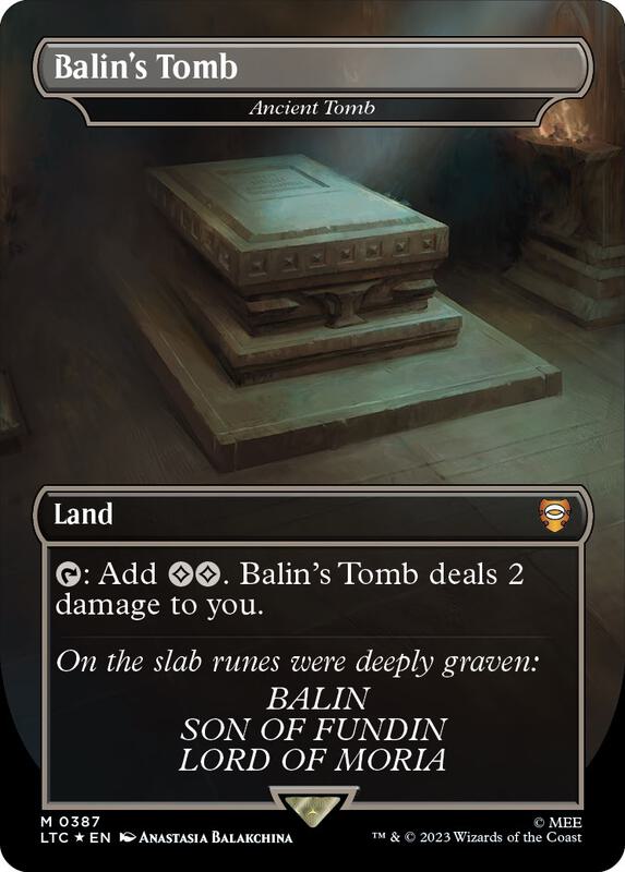 Balin's Tomb - Ancient Tomb (Borderless) (Surge Foil)