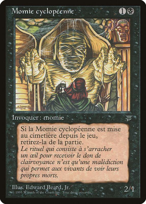 Cyclopean Mummy (French) - "Momie cyclopeenne"