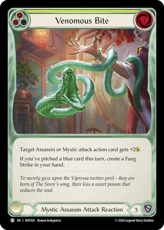 Venomous Bite (Yellow)