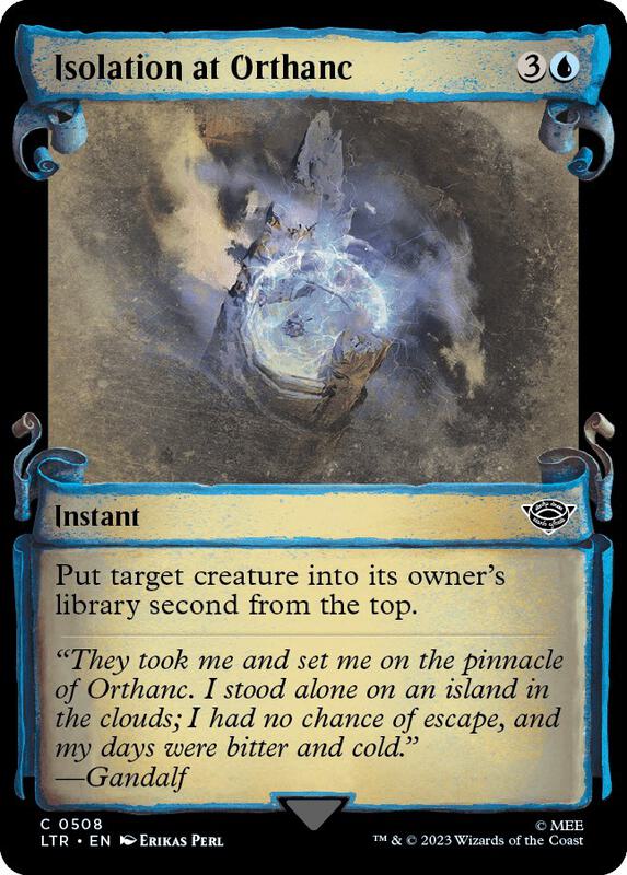 Isolation at Orthanc (Showcase Scrolls)