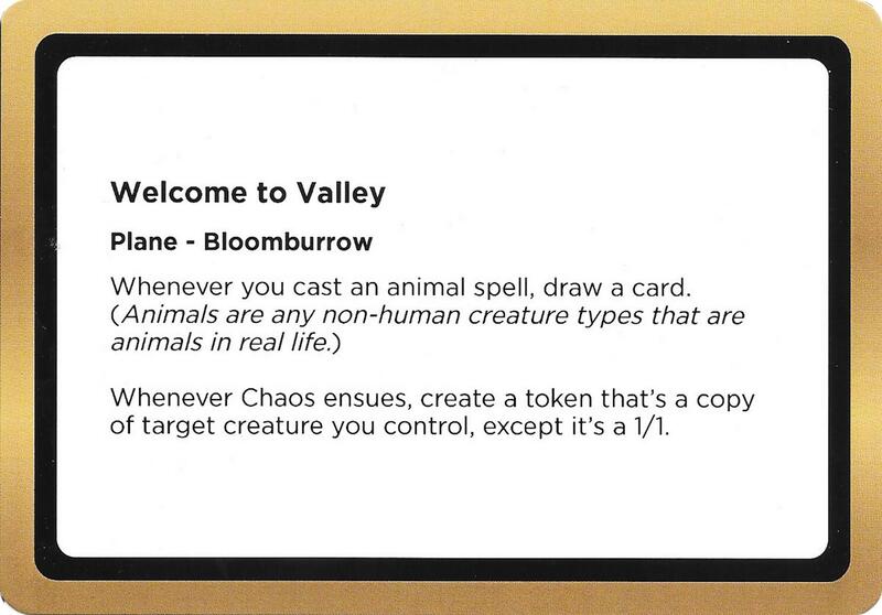Welcome to Valley (Black Lotus Unknown Planechase)