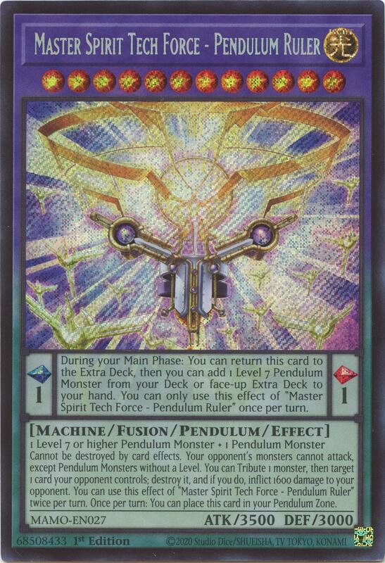 Master Spirit Tech Force - Pendulum Ruler (Secret Rare)
